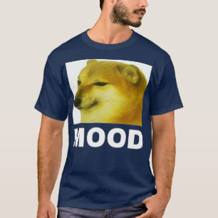 Sad Cheems Mood dog meme Tee Gift
