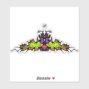 Sad colourful goblin demon creature v1