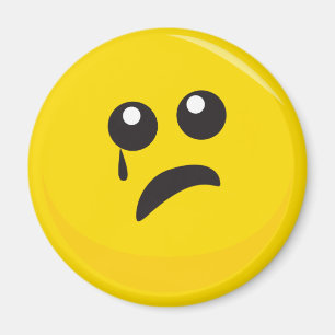 Sad Crying Cute Face Magnet