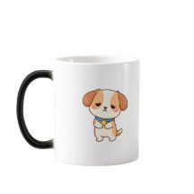 Sad Cute Puppy Kawaii Cartoon Minimal Dog