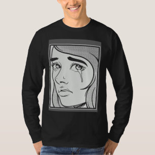 Sad E Girl Aesthetic E Boy Sad Boy Girl Soft Grung T-Shirt