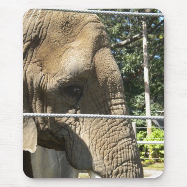 Sad Elephant Mouse Pad (Front)