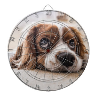 Sad-Eyed Cocker Spaniel Dog Dartboard