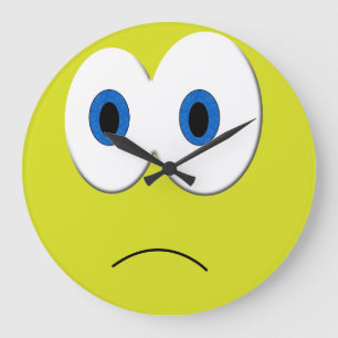 Sad Face Clock