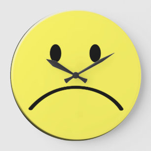 Sad Face Clock