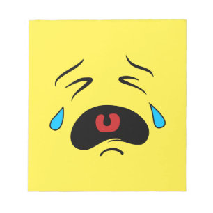 Sad Face Emoji Notepad