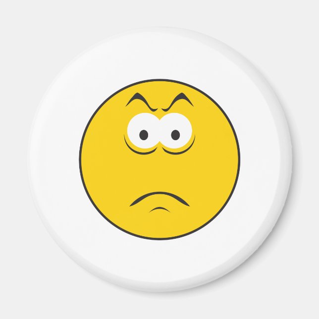 Sad Face Magnet (Front)