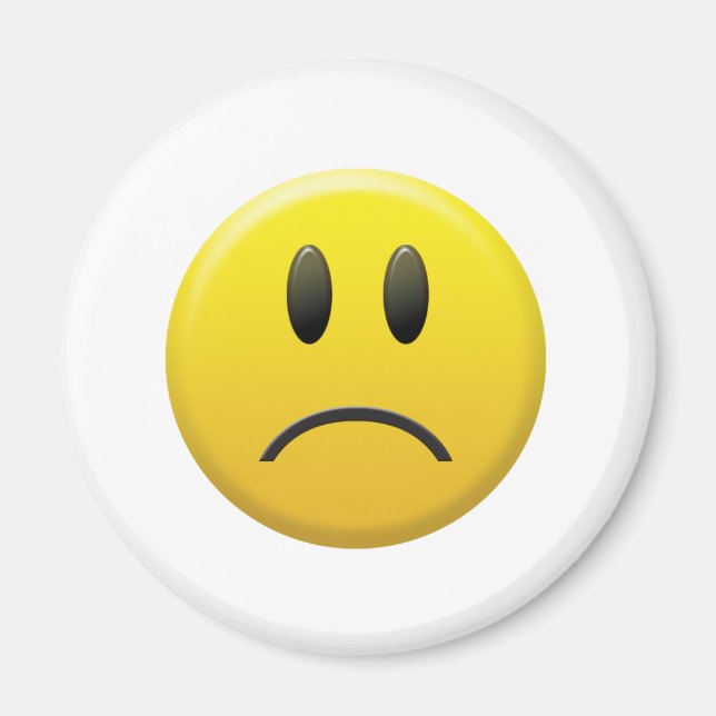 Sad Face Magnet (Front)