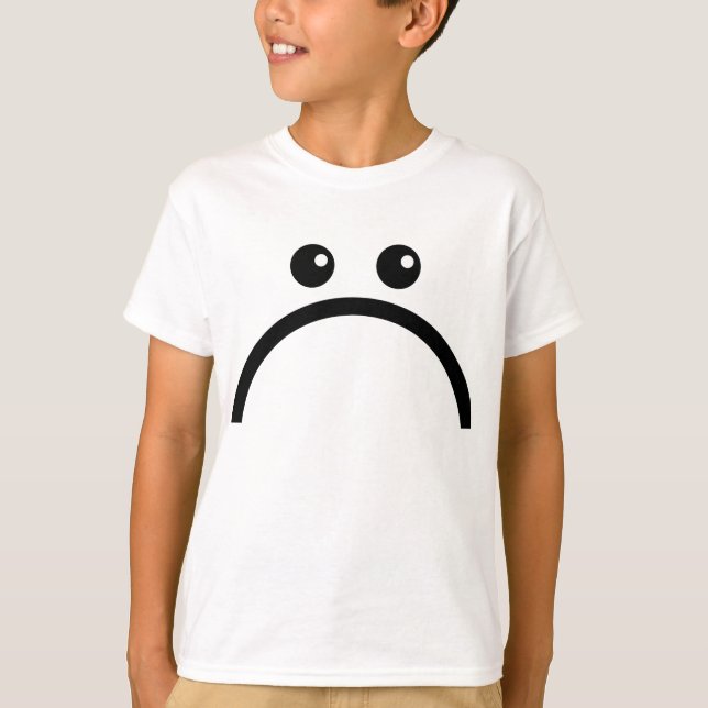 Sad Face T-Shirt (Front)