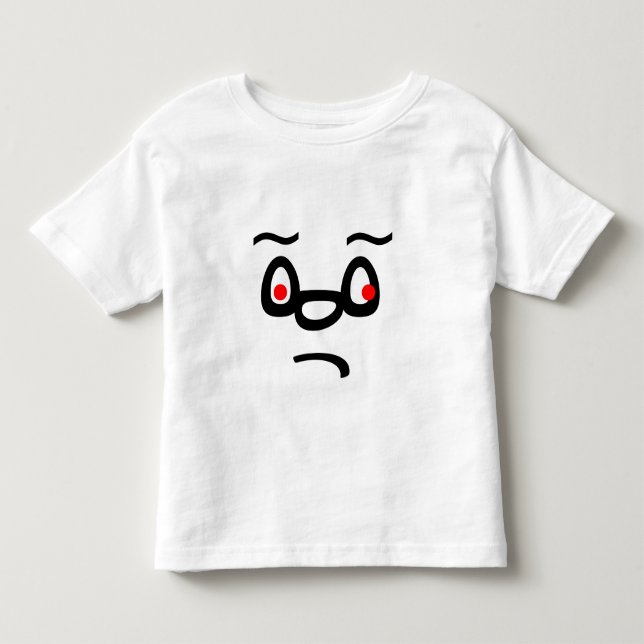 Sad Face Toddler T-Shirt (Front)