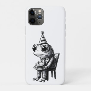 Sad frog Happy birthday iPhone 11 Pro Case