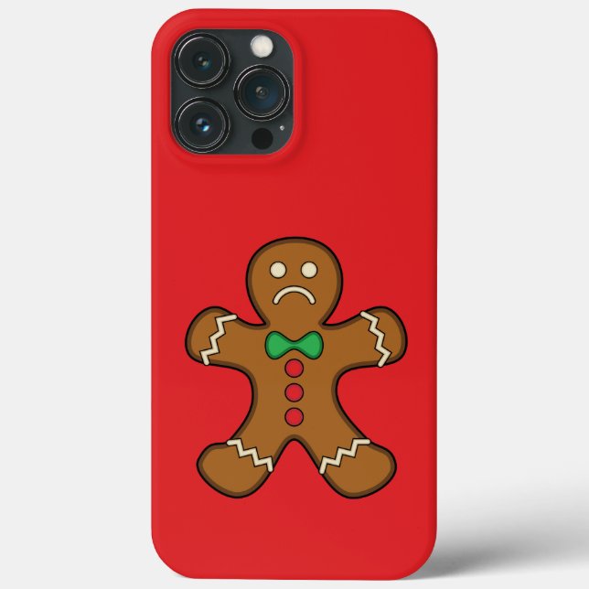 Sad Gingerbread Man Case-Mate iPhone Case (Back)