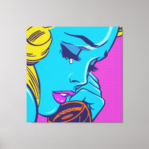 SAD GIRL CANVAS PRINT