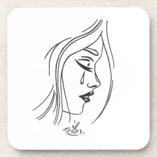 Sad Girl Coasters