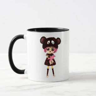 Sad Gothic Kawaii Girl goth Custom Template Mug