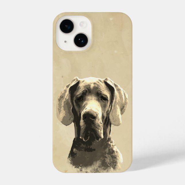 Sad Great Dane Dog Pet Animal  iPhone Case (Back)