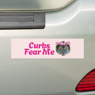 Sad Hamster Driver  Bumper Sticker