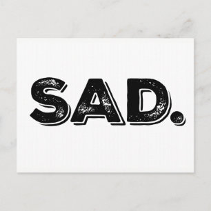 SAD Ides of Trump Protest Postcard