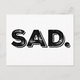 SAD Ides of Trump Protest Postcard