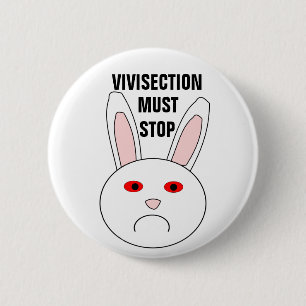 Sad Lab Rabbit Button
