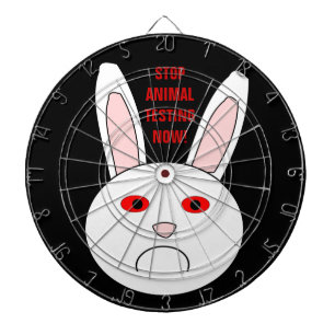 Sad Lab Rabbit Dartboard