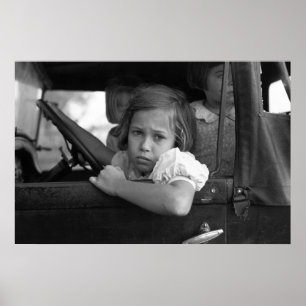 Sad Little Girl, 1938 Poster