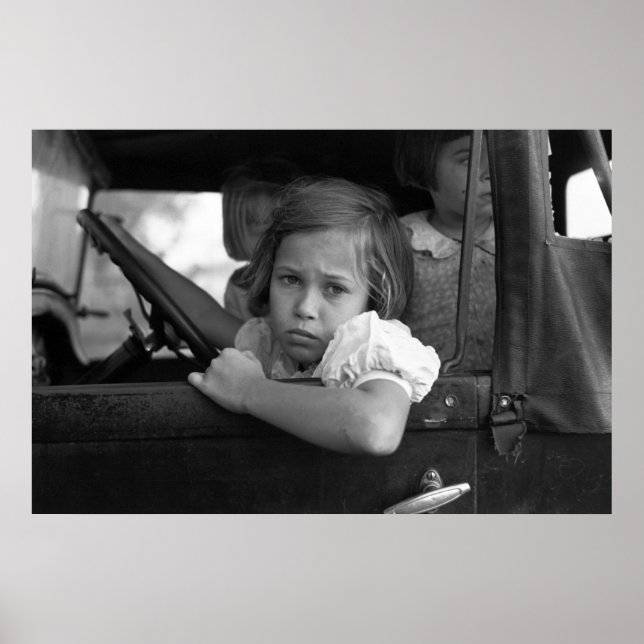 Sad Little Girl, 1938 Poster (Front)