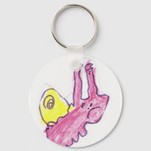 Sad Little Snail Keychain by Sadie
