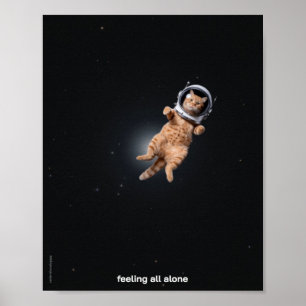 Sad & Lonely Pets Poster Print:  Feeling All Alone