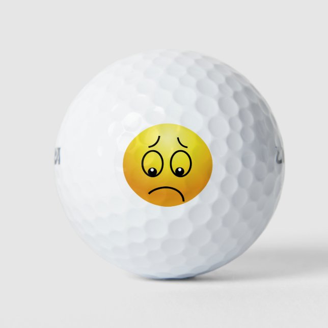 Sad, lost goofballs. golf balls (Front)