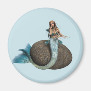 Sad Mermaid Magnet