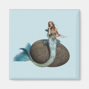 Sad Mermaid Magnet