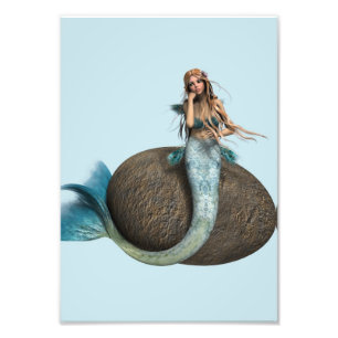 Sad Mermaid Photo Print