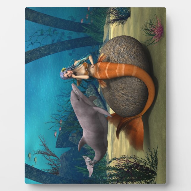 Sad Mermaid Plaque (Front)