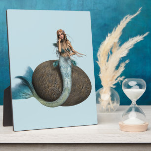 Sad Mermaid Plaque