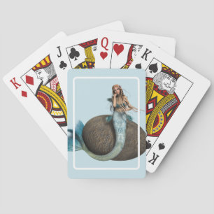 Sad Mermaid Playing Cards
