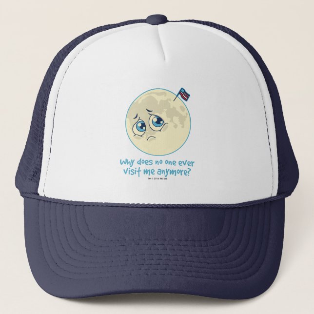 Sad Moon Trucker Hat (Front)
