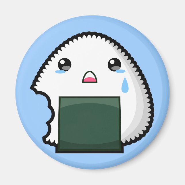Sad Onigiri Magnet (Front)