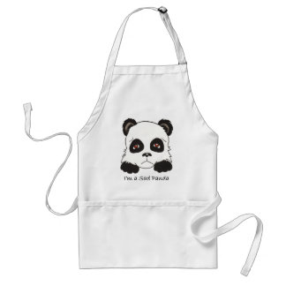 Sad Panda Standard Apron
