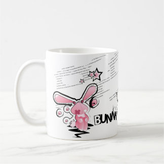 Sad Pink Lillte Bunny Coffee Mug