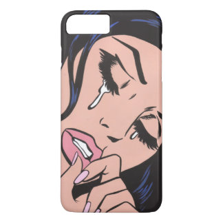 Sad Pop Art Crying Girl iPhone 8 Plus/7 Plus Case