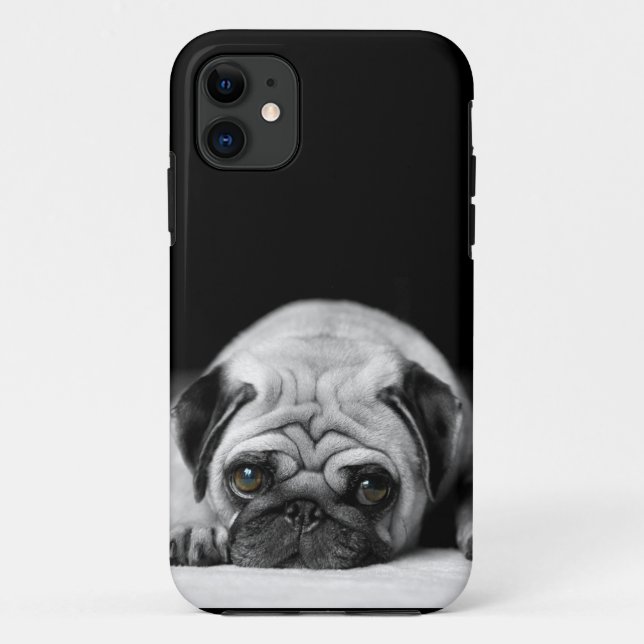 Sad Pug Case-Mate iPhone Case (Back)