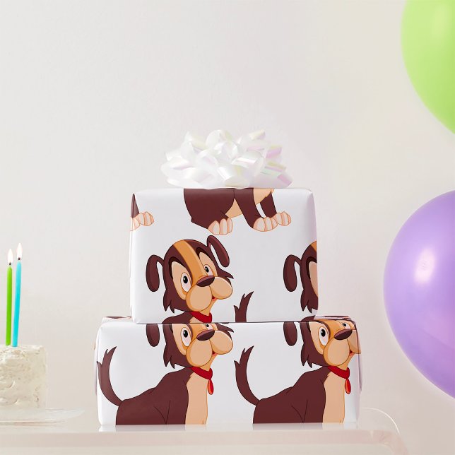 Sad Puppy Dog Wrapping Paper (Creator Uploaded)