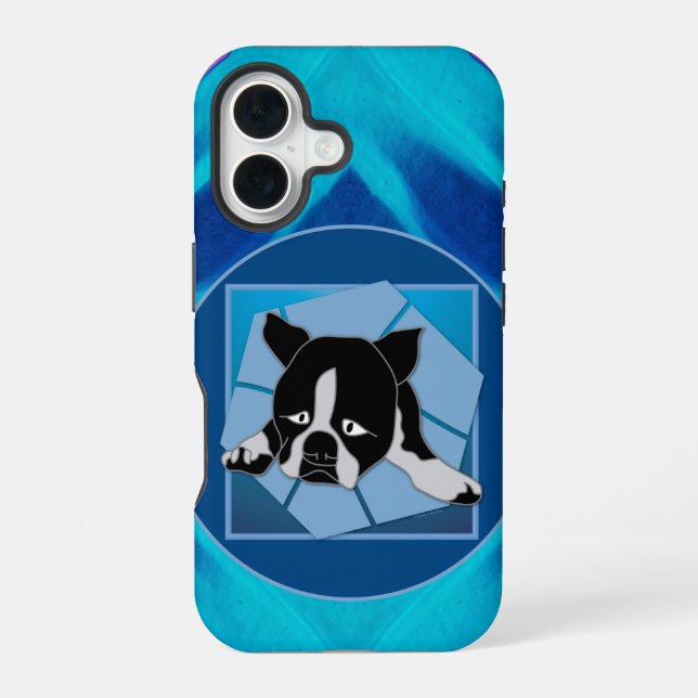 Sad Puppy iPhone 16 Case (Back)
