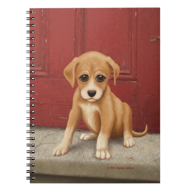 Sad Puppy Notebook (Front)