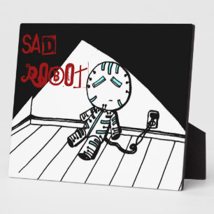Sad Robot Plaque