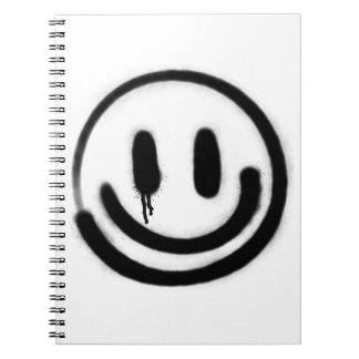sad smile emoji notebook
