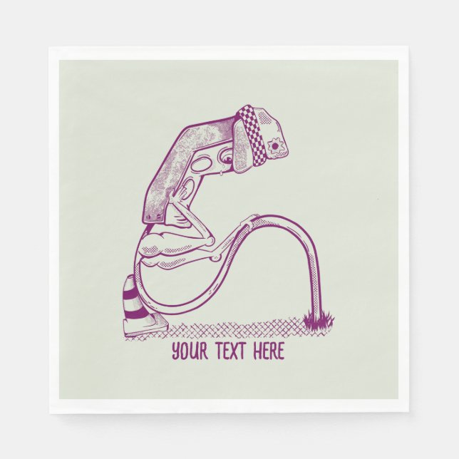 Sad traffic light  napkin (Front)