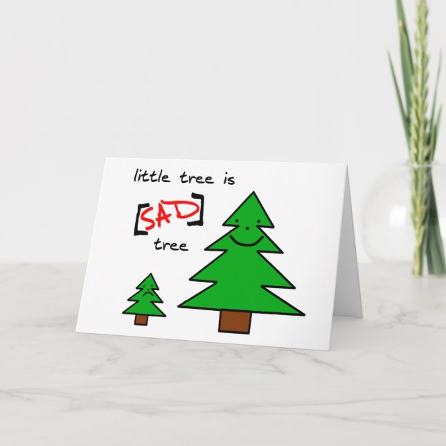 Sad Tree Card (Front)