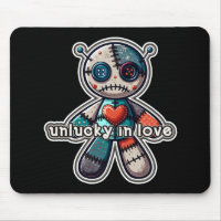 Sad VOODOO Doll Bear UNLUCKY in LOVE